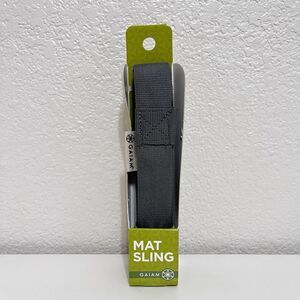 Gaiam Mat Sling Gray NEW